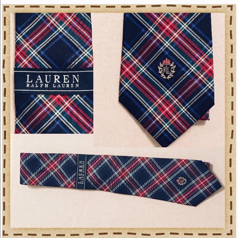 Lauren Ralph Lauren Men’s Plaid Necktie